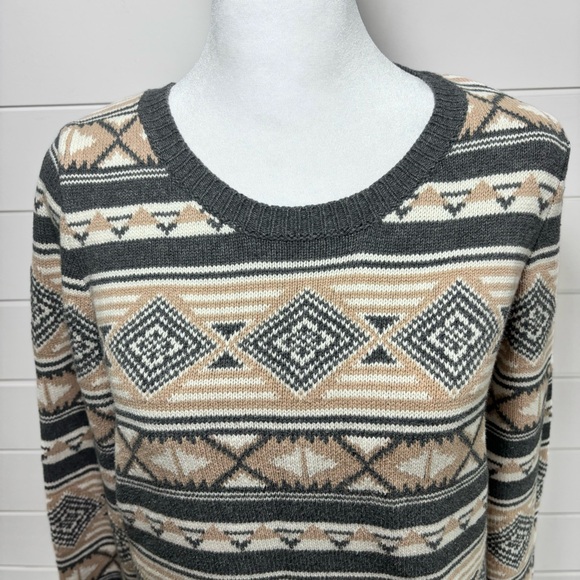 XXI Forever 21 Vintage Aztec Pullover sweater Size M - Picture 6 of 13